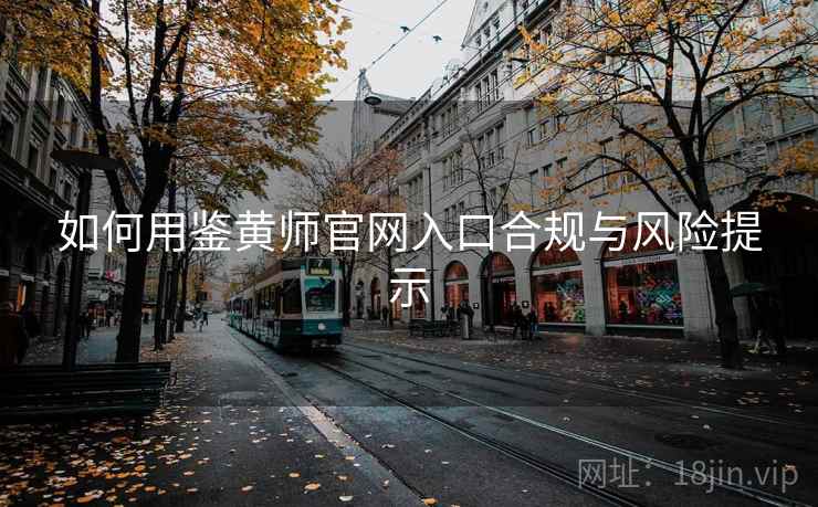 如何用鉴黄师官网入口合规与风险提示